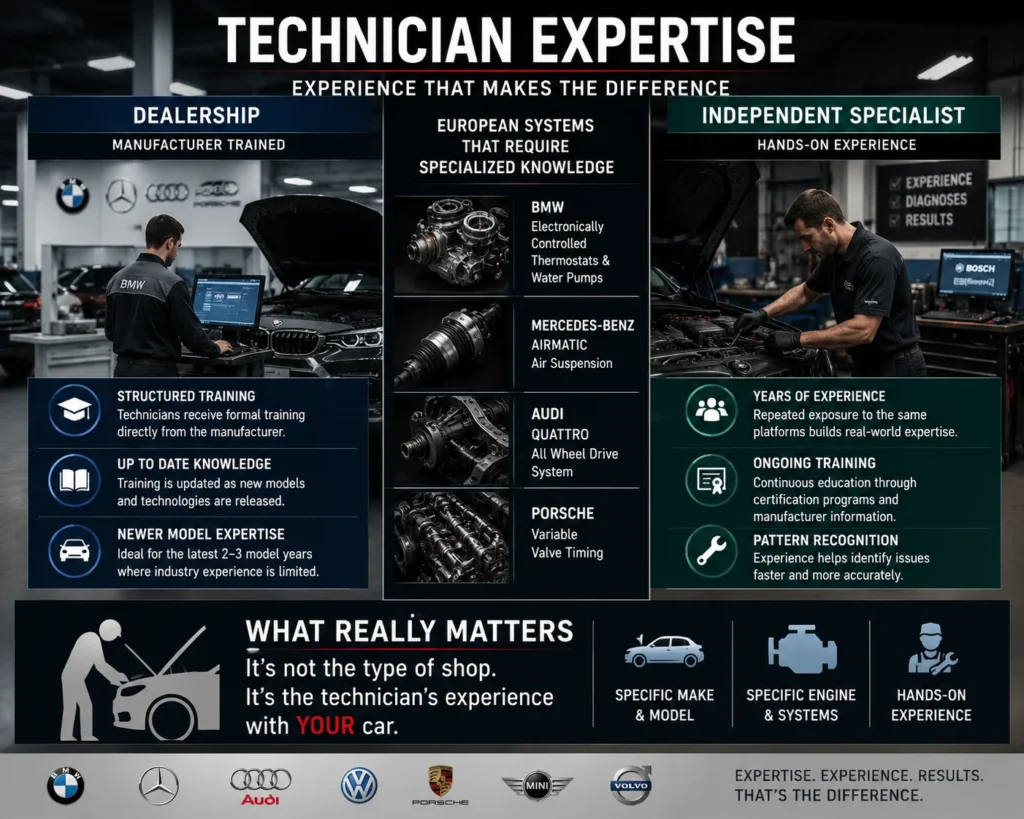 Technician expertise for Long Beach import auto repair and European vehicles