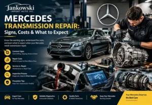 Mercedes transmission repair signs, costs, diagnostics, and professional service
