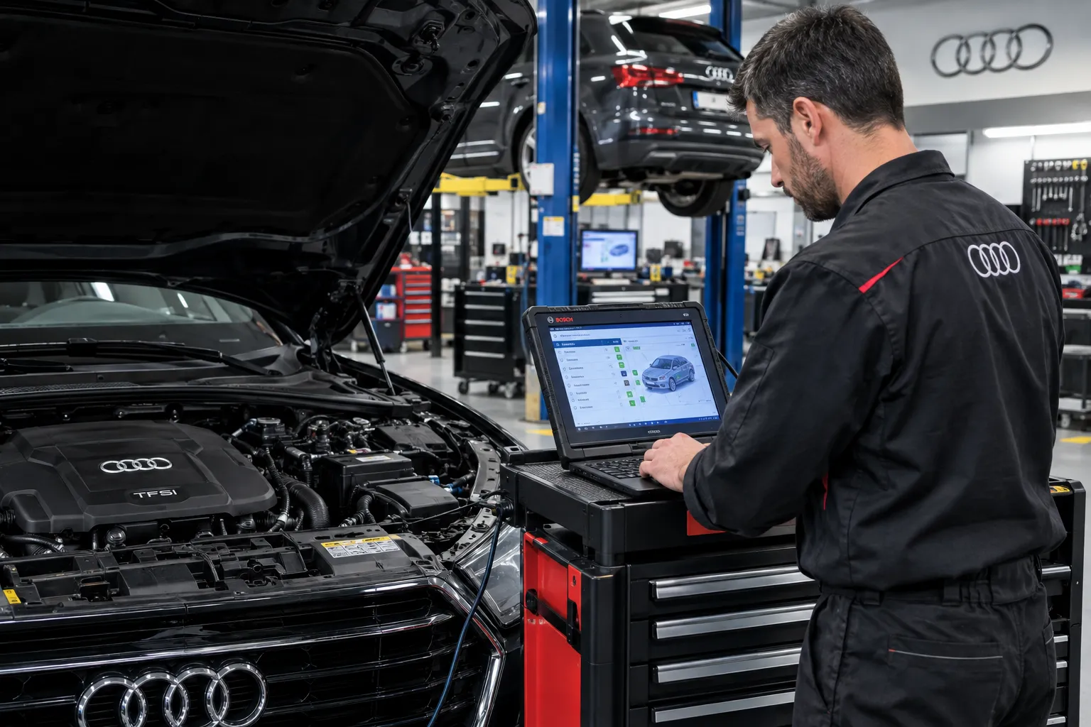 Professional Audi diagnostic testing