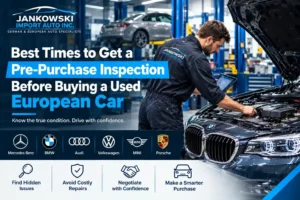 Pre-purchase inspection checklist for buying a used European car
