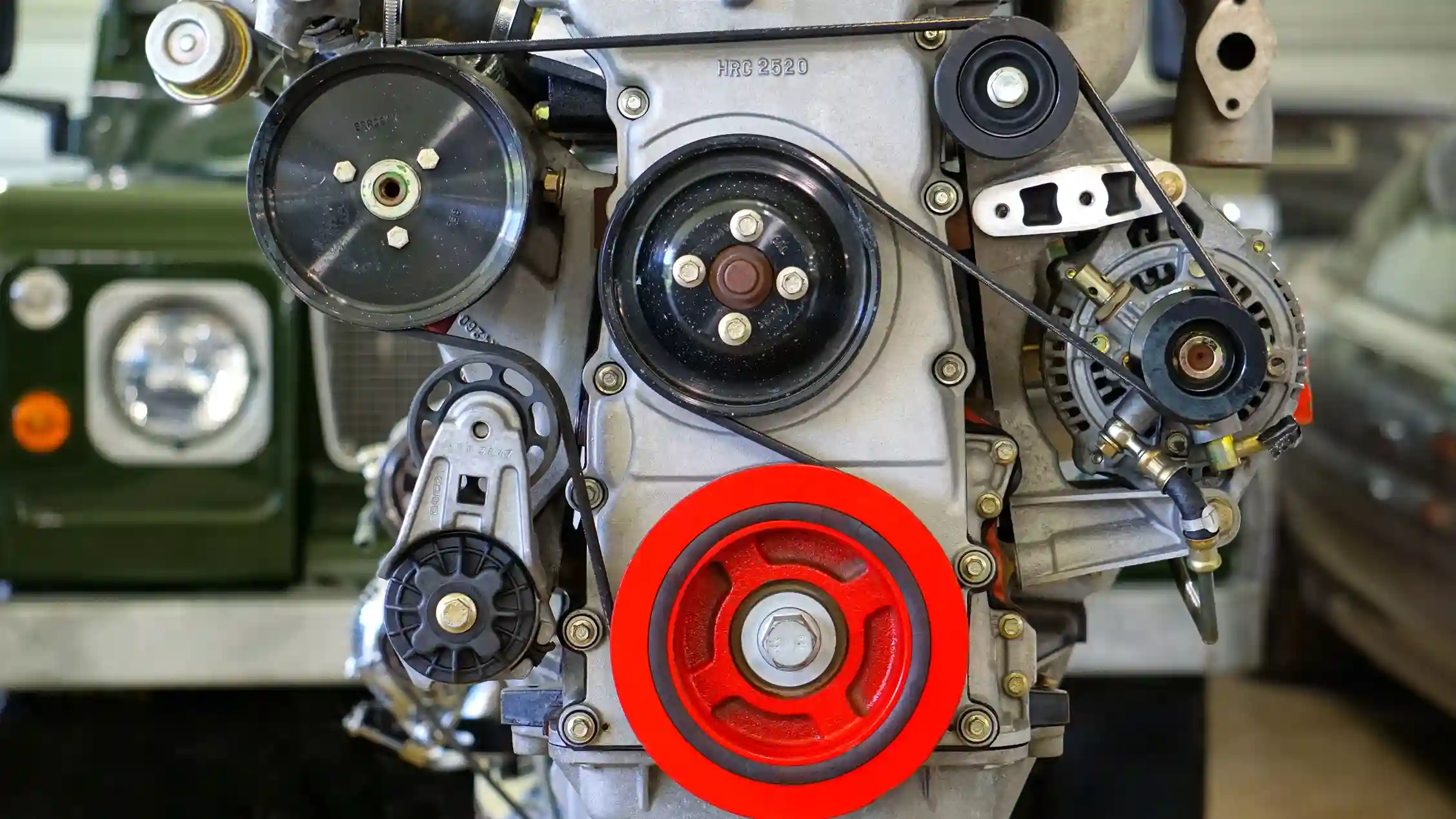 Automatic car transmission assembly prepared for replacement